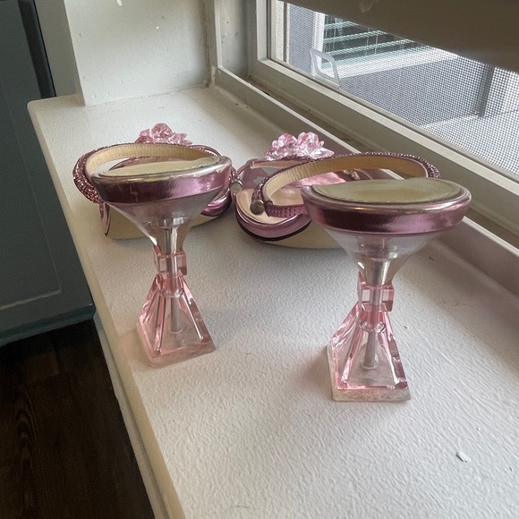 Mach & Mach Authentic Crystal Flower Slide Sandal (Women) - Picture 11 of 14